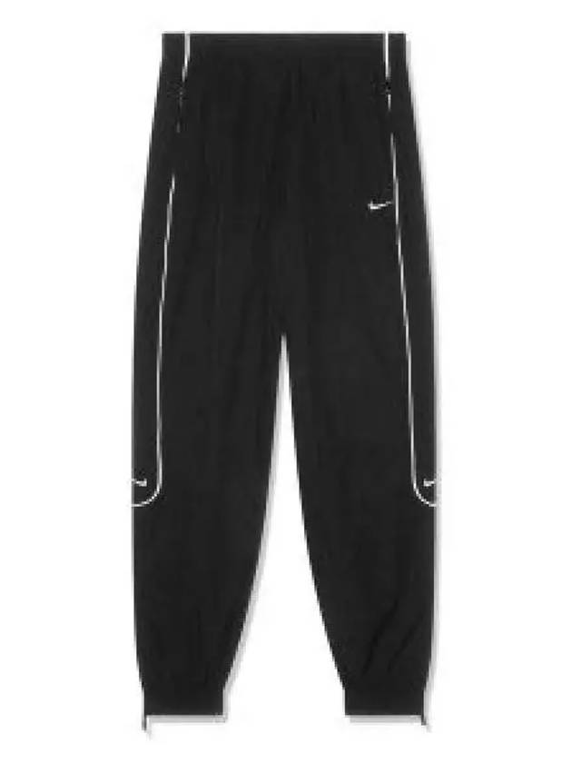 Men's Solo Swoosh Track Pants Black - NIKE - BALAAN 1