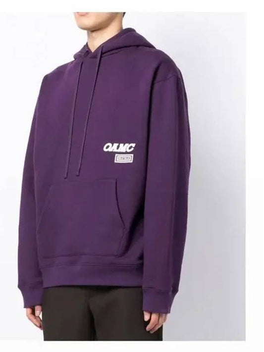 OAMC Men s Purple Backprint Hooded T shirt 22A28OAJ20 538 - OAMC - BALAAN 2