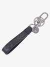 Monogram Dragonne Bag Charm Key Holder Black - LOUIS VUITTON - BALAAN 6