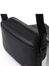 MYLO Leather Messenger Bag Black - BALLY - BALAAN.