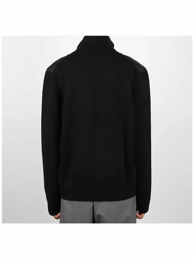 Padded Wool Zip-up Jacket Black - MONCLER - BALAAN 5