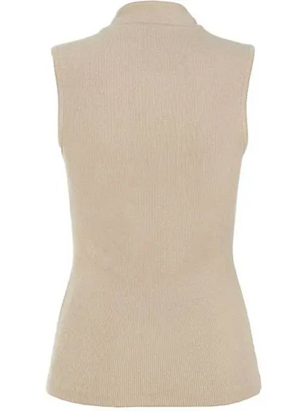 Asymmetrical Fitted Sleevless Beige - LEMAIRE - BALAAN 3