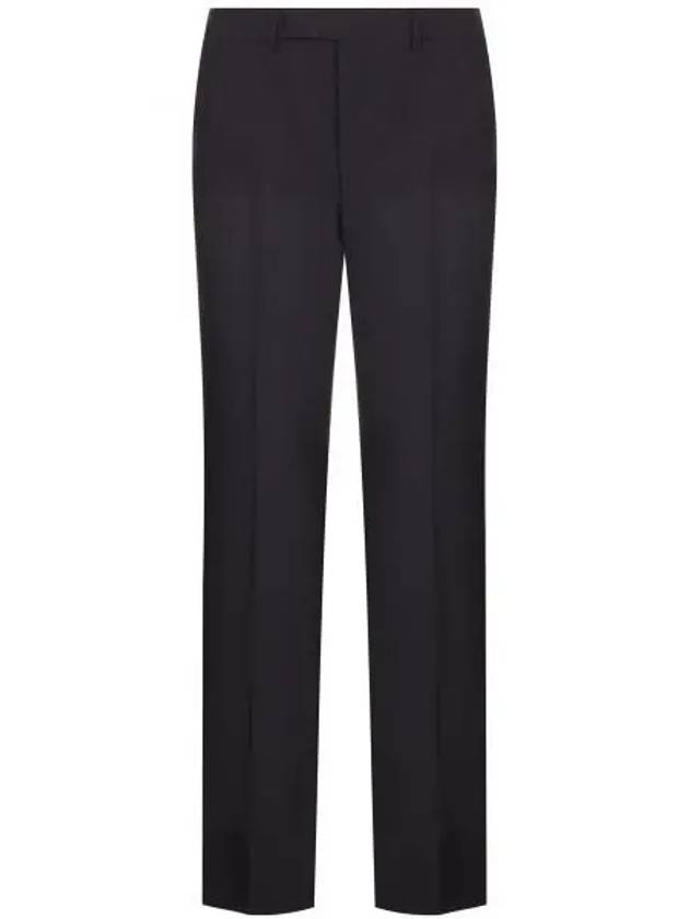 Mohair Formal Straight Pants Black - GUCCI - BALAAN 2