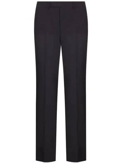 Mohair Formal Straight Pants Black - GUCCI - BALAAN 2