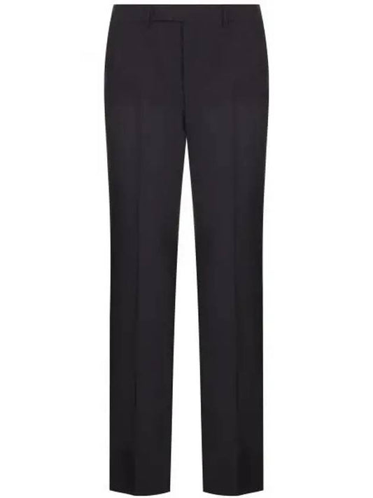 Mohair Formal Straight Pants Black - GUCCI - BALAAN 2