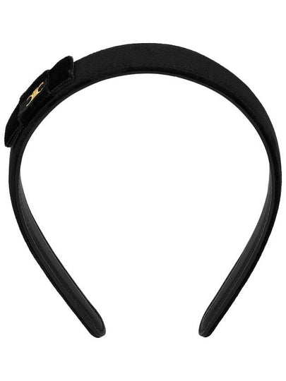 Le Soir Ribbon Headband Black - CELINE - BALAAN 2