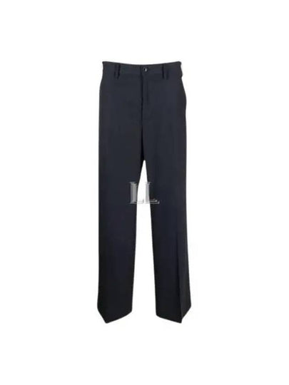 Virgin Wool Straight Pants Navy - OUR LEGACY - BALAAN 2