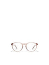 EYEWEAR Brown clear frame round glasses CH3413 1709 - CHANEL - BALAAN 1