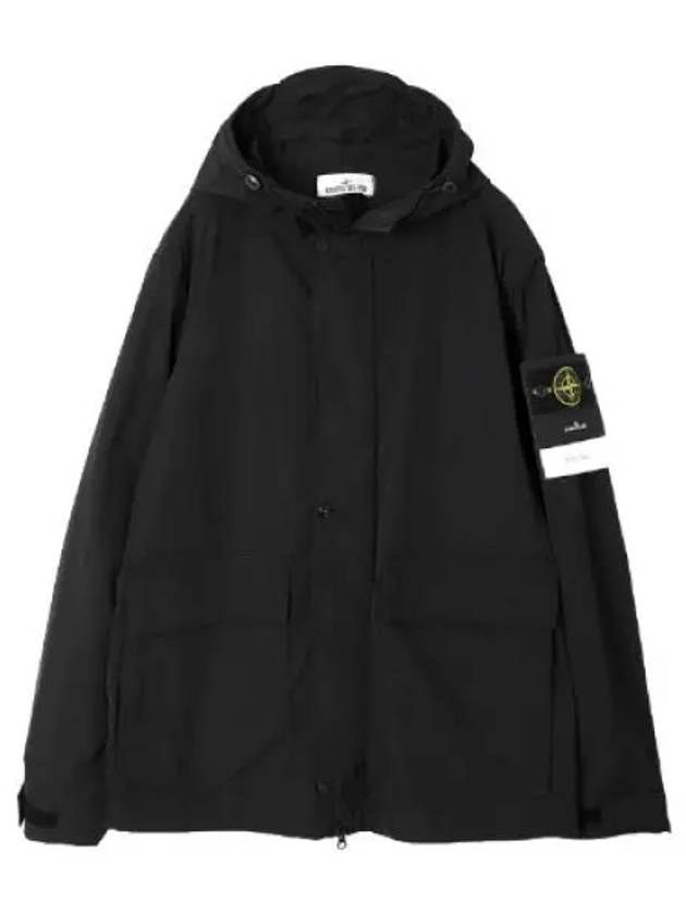 micro twill hooded jacket men - STONE ISLAND - BALAAN 1