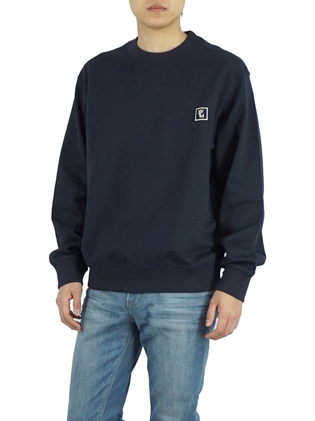 Back logo men s sweatshirt navy - WOOYOUNGMI - BALAAN 4