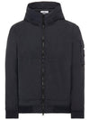 Men's Wappen Patch Naslan Watro Hooded Jacket Black - STONE ISLAND - BALAAN 2