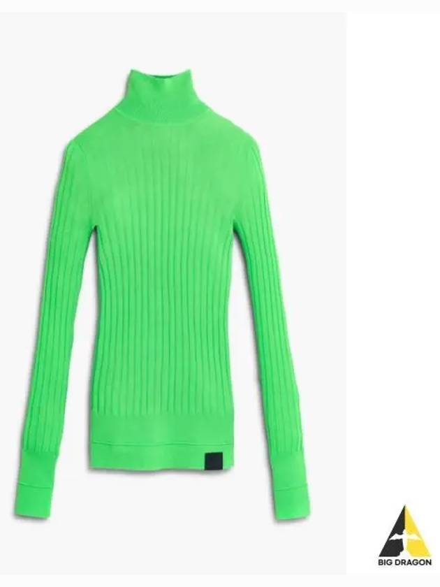 Mj Classic Wool Ribbed Turtleneck Apple MJWAW23002YGX - MARC JACOBS - BALAAN 1