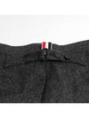 Donegal Tweed Low Rise 4 Bar Backstrap Straight Pants Grey - THOM BROWNE - BALAAN 5