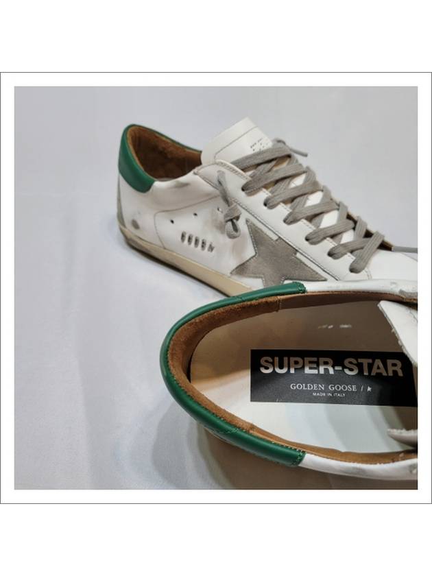 Superstar Low Top Sneakers Green White - GOLDEN GOOSE - BALAAN 9