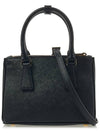 Galleria Saffiano Leather Mini Tote Bag Black - PRADA - BALAAN 4