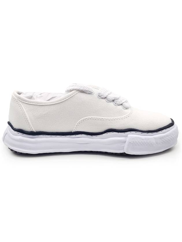 Baker OG Sole Canvas Low Top Sneakers White - MAISON MIHARA YASUHIRO - BALAAN 5