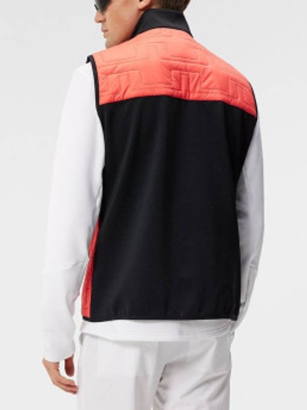 Lightweight Padded Vest Stefano Hybrid Vest GMOW11227 Hot Coral - J.LINDEBERG - BALAAN 2