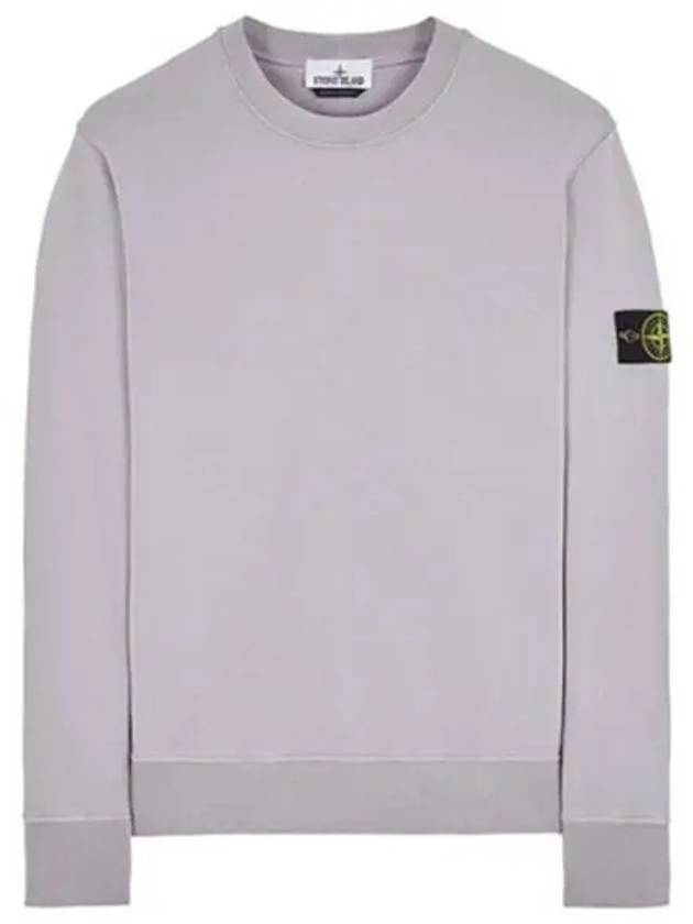 Wappen Patch Garment Dyed Sweatshirt Grey - STONE ISLAND - BALAAN 2