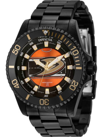 Invicta NHL Anaheim Ducks Quartz Black Dial Men's Watch 42257 - INVICTA - BALAAN 1