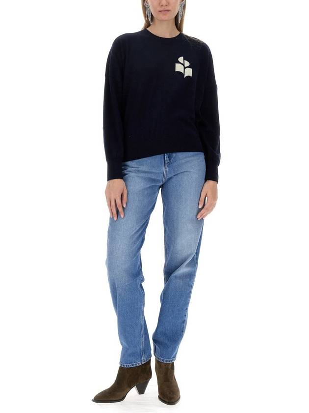 Marisanne Knit Top Navy - ISABEL MARANT ETOILE - BALAAN 3