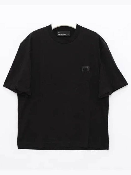 Slim Drop Short Sleeve T-Shirt Black - NEIL BARRETT - BALAAN 2