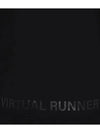 Virtual Runner Print Sweatshirt Black - VALENTINO - BALAAN 4