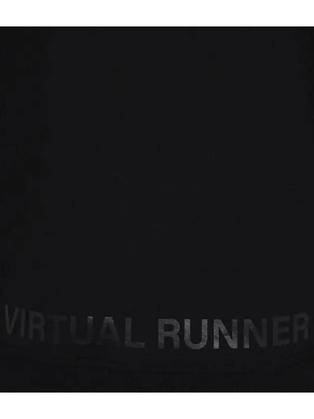 Virtual Runner Print Sweatshirt Black - VALENTINO - BALAAN.