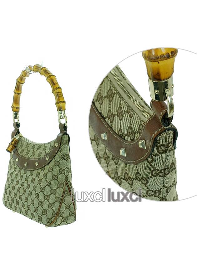 GG jacquard vintage bamboo tote bag 137378 - GUCCI - BALAAN 4