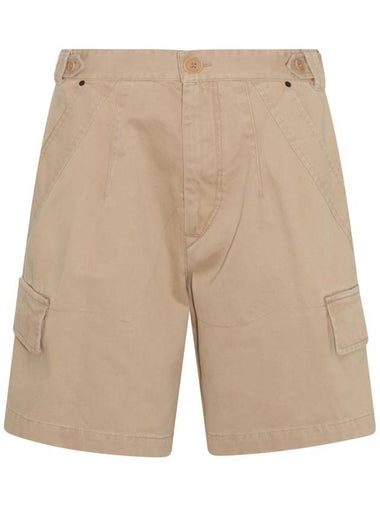 LISETTE Cotton Shorts Beige - ISABEL MARANT - BALAAN 1