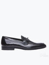 Double T Leather Loafers Black - TOD'S - BALAAN 2