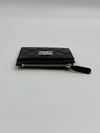 Gold logo caviar card wallet black - CHANEL - BALAAN 5