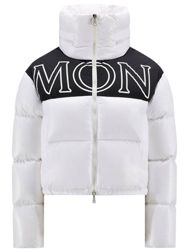 Gers Logo Print Short Padding White - MONCLER - BALAAN 2