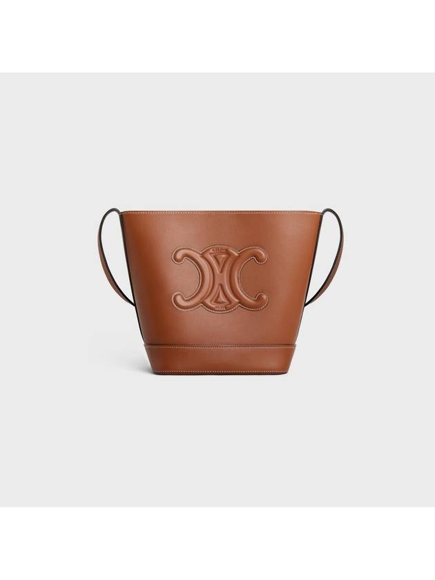 Coeur Triomphe Calfskin Small Bucket Bag Tan - CELINE - BALAAN 2