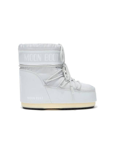 Icon Low Nylon Snow Winter Boots Grey - MOON BOOT - BALAAN 1