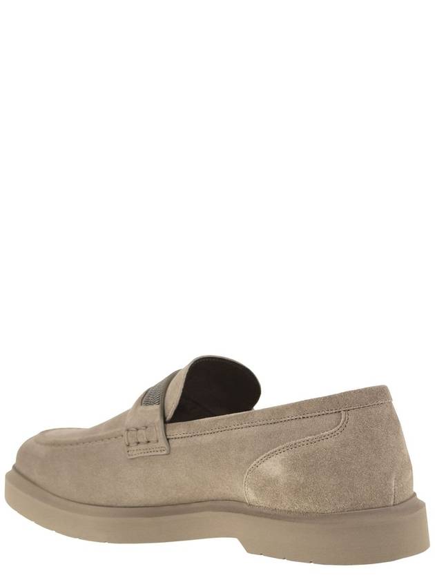 24FW Loafers MZSFG2370P C5859 ICE - BRUNELLO CUCINELLI - BALAAN 4