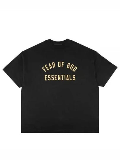 Jersey Crew Neck Short Sleeve T-Shirt Black - FEAR OF GOD - BALAAN 2