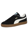 Suede Terrace Logo Patch Low-Top Sneakers Black - PUMA - BALAAN 2