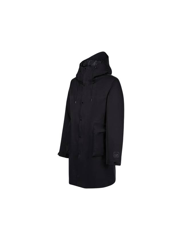 Metropolis Series A.A.C. Hooded Parka Black - CP COMPANY - BALAAN 3