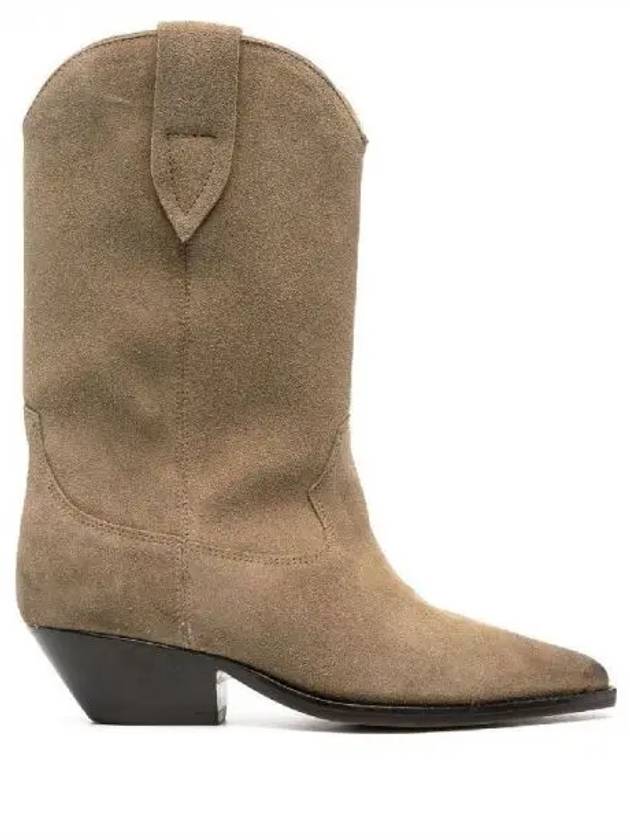 Suede calfskin middle boots - ISABEL MARANT - BALAAN 1
