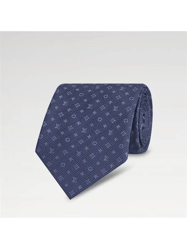 Monogram Classic Tie Blue - LOUIS VUITTON - BALAAN 6