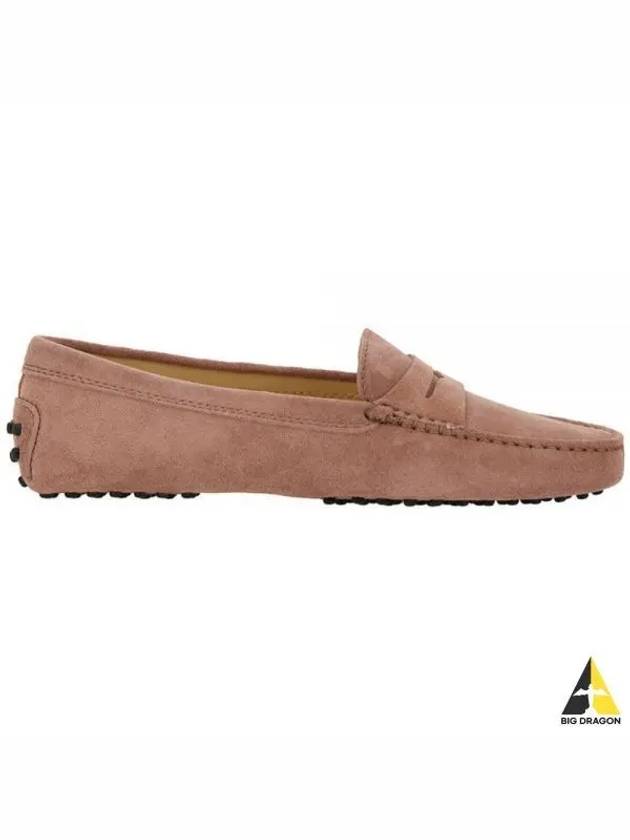 Gommino Suede Driving Shoes Pink - TOD'S - BALAAN 2