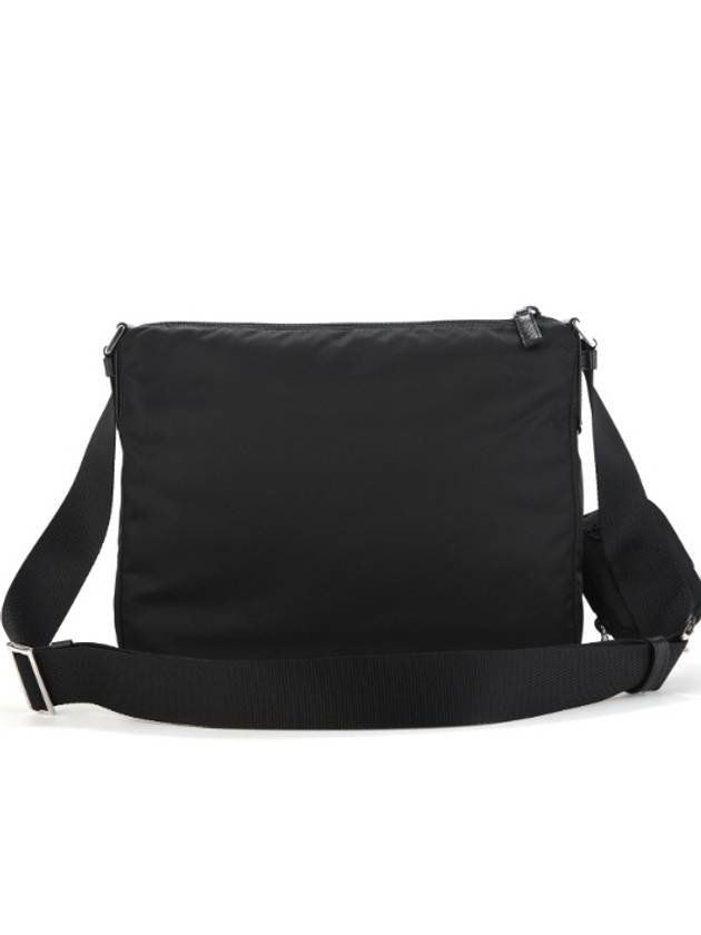 Triangle Logo Re-Nylon Pocket Cross Bag Black - PRADA - BALAAN 4