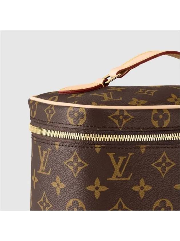 Nice BB Monogram Canvas Pouch Bag Brown - LOUIS VUITTON - BALAAN 3