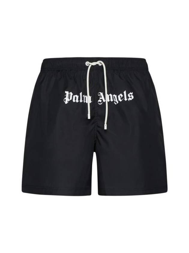 Swim Pants PMFD002S24FAB006 1001 BLACK - PALM ANGELS - BALAAN 1