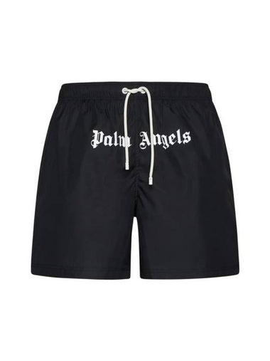 Swim Pants PMFD002S24FAB006 1001 BLACK - PALM ANGELS - BALAAN 1