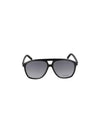 Women s Sunglasses SL 596 DUNE Double Bridge 006 black gray - SAINT LAURENT - BALAAN 1