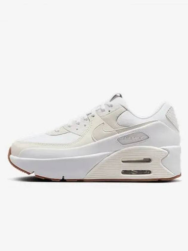 Air Max 90 LV8 Women s Sneakers White Soft Pearl Platinum Tint FD4328 111 752071 - NIKE - BALAAN 1