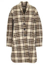 Wool Check Gabrielle Single Coat - ISABEL MARANT - BALAAN 2