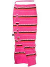 Women's La Jupe Maille Concha H-Line Skirt Pink - JACQUEMUS - BALAAN 2