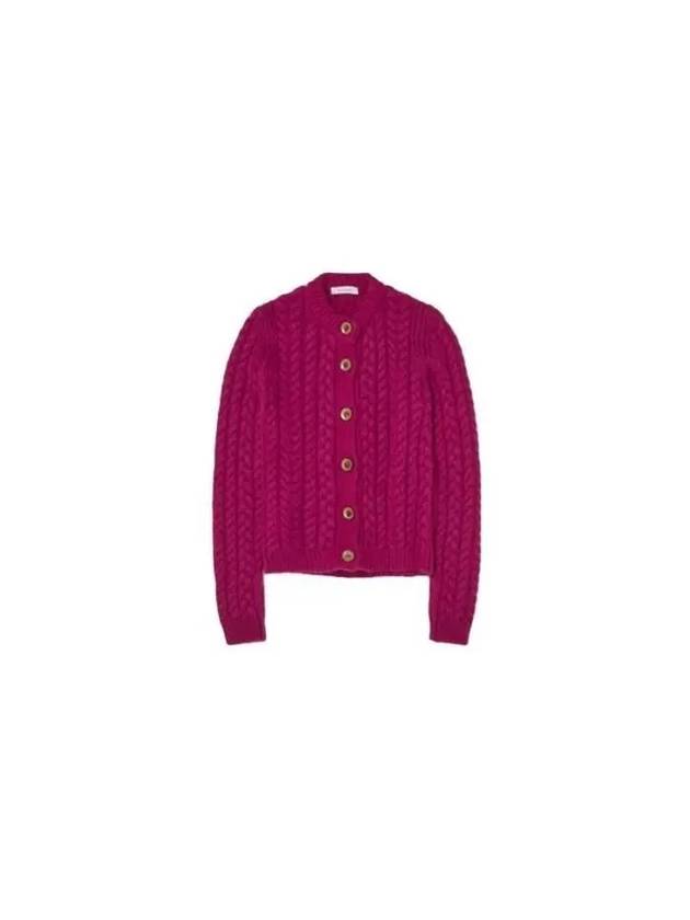 Wales Bonner cable knit cardigan UA23KN04 KN02300 - WALES BONNER - BALAAN 1